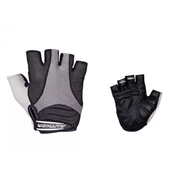 Author Men Elite Gel Short Finger Cycling Gloves - Grey/Black (M)
