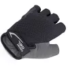 AUTHOR Men's Comfort Gel Short Finger Cycling Gloves, Black/Grey, Size L