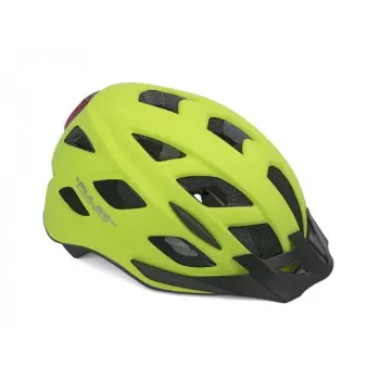 Author Pulse LED X8 Youth Cycling Helmet with LED Light, Yellow, 52-58 cm