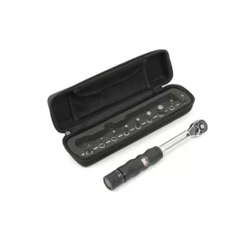Author Tool CC TW5 Torque Wrench 2-14 Nm with Bits, 1/4 inch Drive, Calibrated, Black/Silver