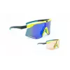 Author ZX8 S!BRIGHT Orange 65 & BlueRevo 13 Sports Sunglasses (Yellow-Neon/Green)