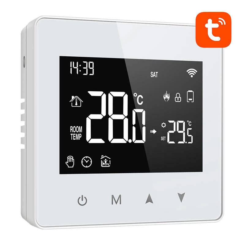 AVATTO WT198 WiFi Smart Thermostat with LCD Touchscreen, Works with Tuya Smart Life, Alexa, Google Assistant
