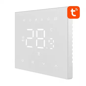 AVATTO WT410-16A-W Smart WiFi Thermostat for Electric Floor Heating, 16A, White