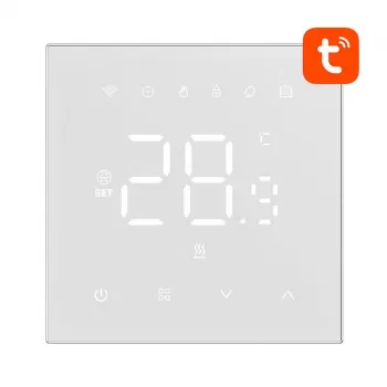 AVATTO WT410-16A-W Smart WiFi Thermostat for Electric Floor Heating, 16A, White