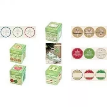 Avery 56827 Decorative Stickers, Paper, Multicolour, Permanent, Round, 30 mm, 50 Pieces