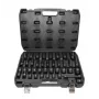 AWTOOLS 1/2 inch Impact Socket Set 40-Piece Short and Long Black Line