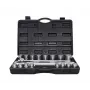 AWTOOLS 21-Piece 3/4 inch Drive 12-Point Metric Socket Set with Ratchet and Case
