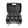 AWTOOLS Black Line 3/4 Inch Drive Impact Socket Set, 8-Piece, 24-38mm, Short, Cr-Mo