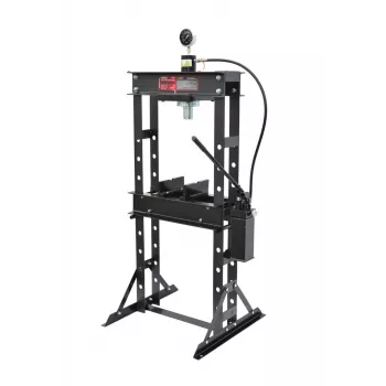 AWTOOLS AW Hydraulic Press with Manometer 30T Double Piston