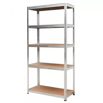 AWTOOLS AW Rack 5 Shelves 200x90x40 Load Capacity 250kg / 5.0mm - Push-In Quick Assembly