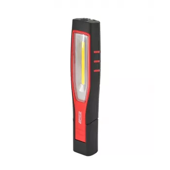 AWTOOLS AW WORKSHOP TORCH ALTO BLACK LINE 500 lm COB LED Rechargeable Work Light with Magnetic Base and Swivel Head