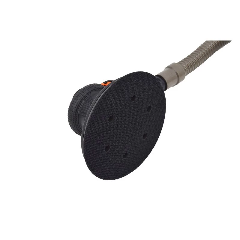 AWTOOLS AW10311BL Pneumatic Random Orbital Sander 150 mm 6 inch Air Sander with Hook & Loop Pad, Rear Exhaust, Built-in Regulator, 10,000 RPM, 90 PSI, Includes Dust Bag and Wrench