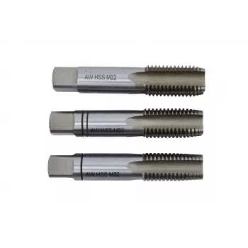 AWTOOLS AW20267 Manual Pipe Threading Set, 6 BSP Dies 1/2 inch-2 inch, Ratchet Handle, Carrying Case