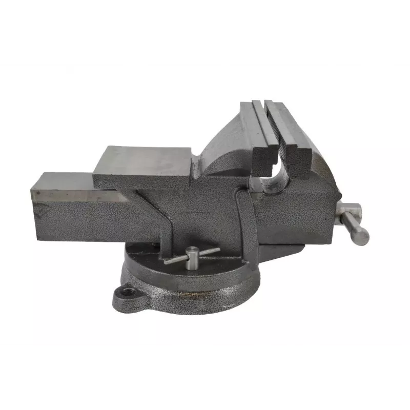 AWTOOLS AW24207 Swivel Base Bench Vice 100mm Cast Iron with Anvil
