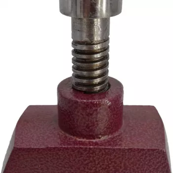 AWTOOLS AW24307 Bench Vices 100 mm Jaw Width Cast Iron Fixed Base with Anvil