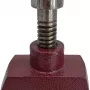 AWTOOLS AW24307 Bench Vices 100 mm Jaw Width Cast Iron Fixed Base with Anvil