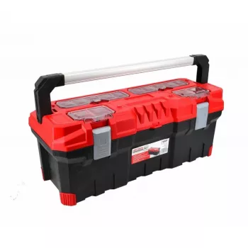 AWTOOLS AW30514 14-Compartment Organizer Case with Transparent Lid and Removable Dividers