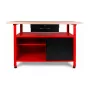 AWTOOLS AW30901 Workshop Table 120x60x85 cm Black/Red