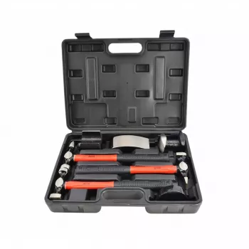 AWTOOLS AW32269BL 1000 g Machinist's Hammer with Fiberglass Handle and Cross-Peen, Black