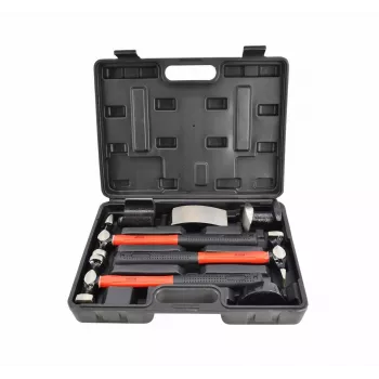 AWTOOLS AW32269BL 1000 g Machinist's Hammer with Fiberglass Handle and Cross-Peen, Black