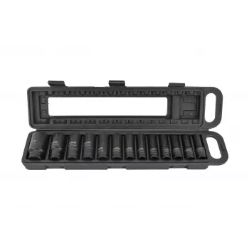 AWTOOLS AW38690BL 172-Piece Chrome Vanadium Socket Set with 1/4 inch, 3/8 inch, 1/2 inch Drives, 72-Tooth Ratchets, E-Torx, Bits, and Blow-Molded Case