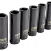 AWTOOLS AW38690BL 172-Piece Chrome Vanadium Socket Set with 1/4 inch, 3/8 inch, 1/2 inch Drives, 72-Tooth Ratchets, E-Torx, Bits, and Blow-Molded Case