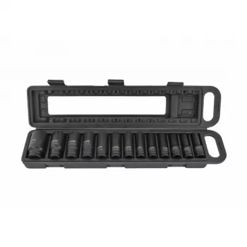 AWTOOLS AW38690BL 172-Piece Chrome Vanadium Socket Set with 1/4 inch, 3/8 inch, 1/2 inch Drives, 72-Tooth Ratchets, E-Torx, Bits, and Blow-Molded Case