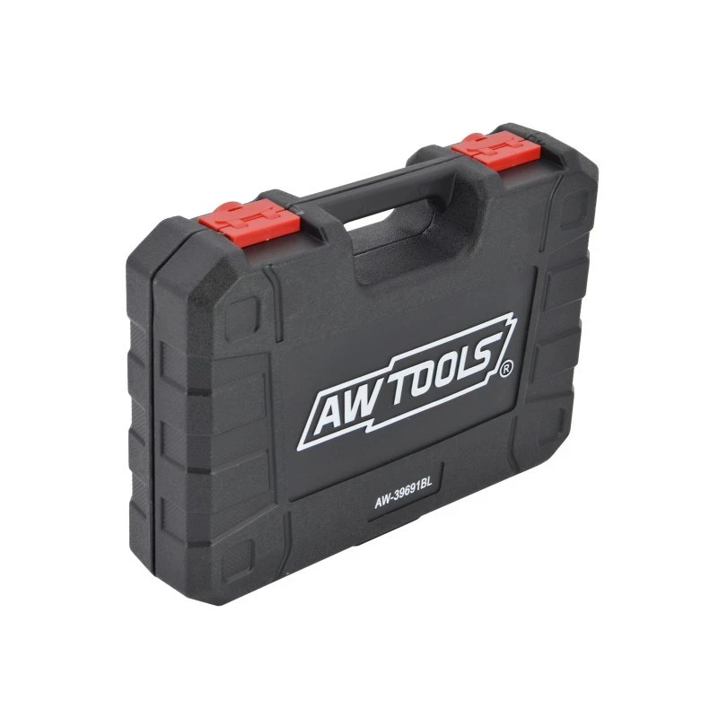 AWTOOLS AW38691BL 171-Piece 1/4 inch, 3/8 inch, 1/2 inch Drive Socket Wrench Set with Ratchets, Extensions, Bits, and Blow-Molded Case