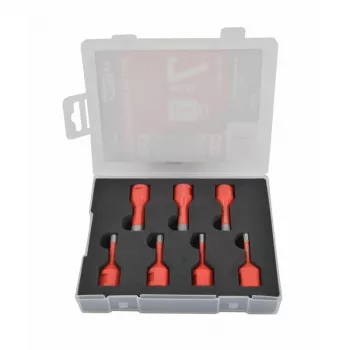 AWTOOLS AW47307 7-Piece HSS Twist Drill Bit Set DIN 338 – 2-10mm Metal, Wood & Plastic Drilling