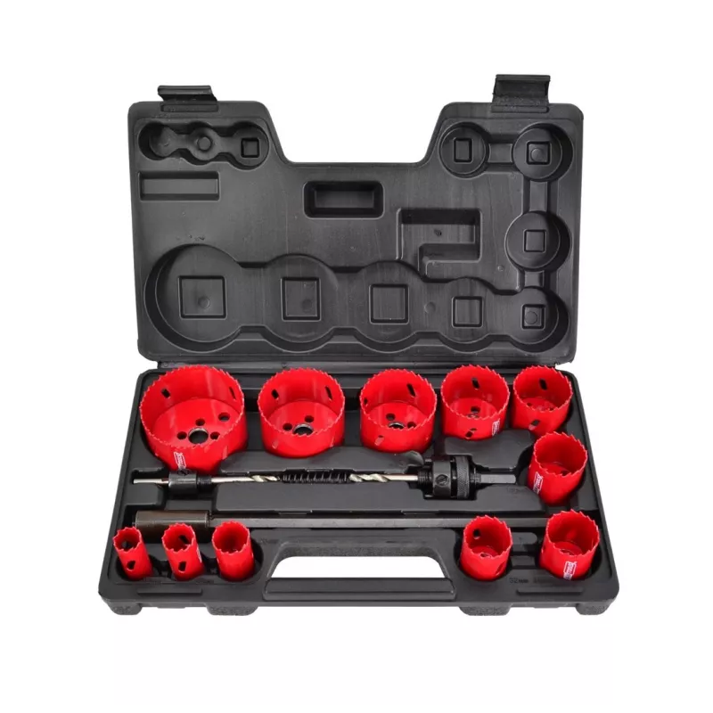 AWTOOLS AW49661 Bimetal Hole Saw 60 mm with Variable Pitch Teeth for Metal, Wood, Plastic, Plasterboard and Drywall