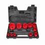 AWTOOLS AW49661 Bimetal Hole Saw 60 mm with Variable Pitch Teeth for Metal, Wood, Plastic, Plasterboard and Drywall