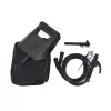 AWTOOLS AW50507BL Auto-Darkening Welding Helmet with Solar Cell and Lithium Battery, Shade 9-13, 92x42mm Viewing Area