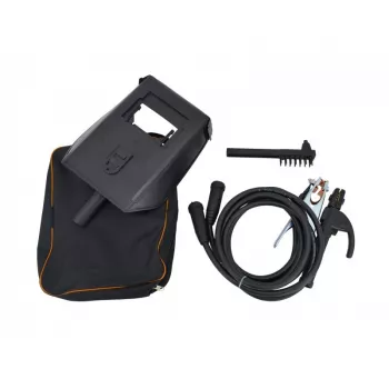 AWTOOLS AW50507BL Auto-Darkening Welding Helmet with Solar Cell and Lithium Battery, Shade 9-13, 92x42mm Viewing Area