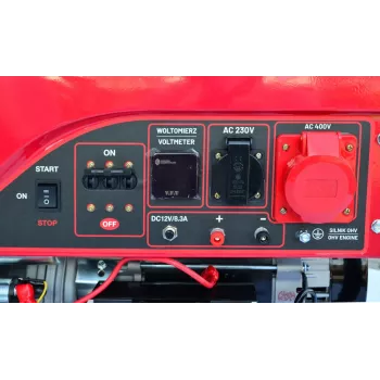 AWTOOLS AW85604BL 3.5 kW Portable Petrol Generator with AVR, 2x 230V Sockets, 15L Tank