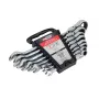 AWTOOLS Combination Wrench Set with Ratcheting Ring, 8-Piece, 8-22mm, Chrome Vanadium Steel, DIN 3113