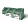 AWTOOLS Mini Foil Tunnel Greenhouse 295x95x95cm Galvanized Steel Frame with UV-Resistant PE Cover