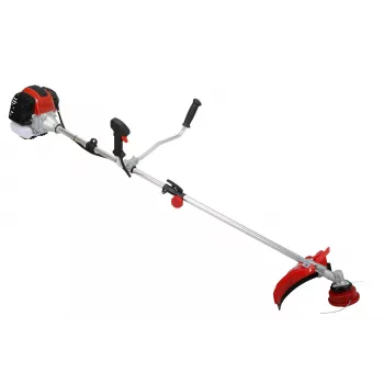 AWTOOLS BC620 62cc 3.5HP Petrol Brush Cutter with Bike Handle, 3 Blades and Double Harness