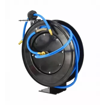 AWTOOLS Pneumatic Air Hose Reel 10x16mm x 20m - Wall Mounted, Spring Retractable