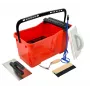 AWTOOLS Professional Tiling Set with Bucket – 5-Piece Tile Laying Kit (24L Bucket, Sponge Float, Notched Trowel, Kneepads, Gloves)