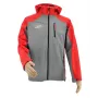 AWTOOLS Softshell Jacket Sweatshirt T4 Red-Grey Size S