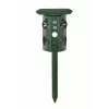 AWTOOLS Solar Ultrasonic Mole Repeller with Ground Vibrations, IP44, 800 m² Coverage