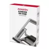 AXAGON STND-L Notebook Stand 10-16 inch Aluminium Foldable Height Adjustable Silver