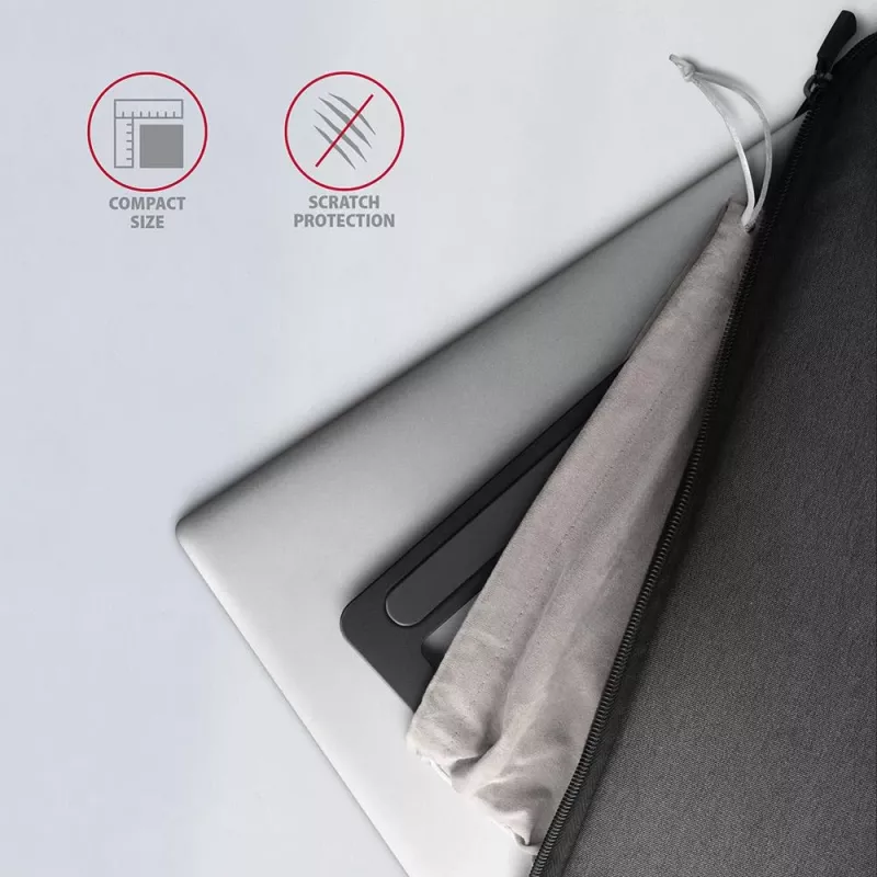 AXAGON STND-L Notebook Stand 10-16 inch Aluminium Foldable Height Adjustable Silver