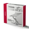 AXAGON STND-LR 360° Rotating Aluminium Notebook Stand for 10 inch-17 inch Laptops, Silver