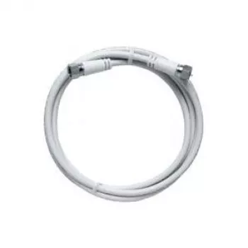 AXING MAK 500-80 SAT Connection Cable 5 m White 85 dB F-Plug to F-Plug