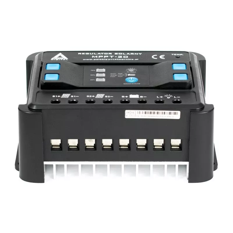 AZO Digital Solar MPPT Charge Controller 12/24V 20A