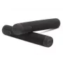 Aztek Lite Grips Ruby - TPR Ribbed Scooter Grips with Bar Ends (Pair)