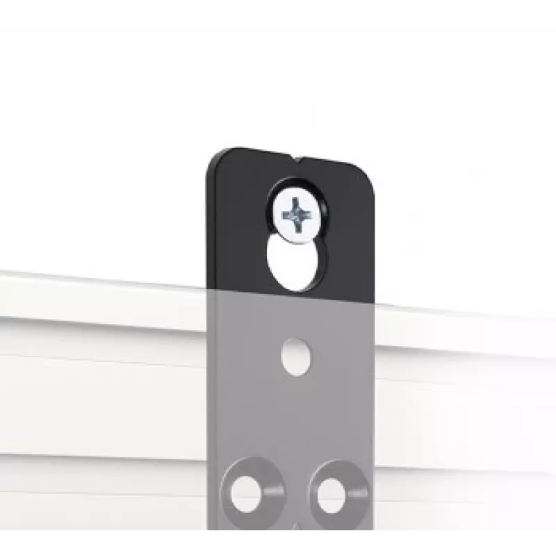 B-TECH SYSTEM X Rail Mounting Bracket for BT8390 - 5mm from Wall, Black