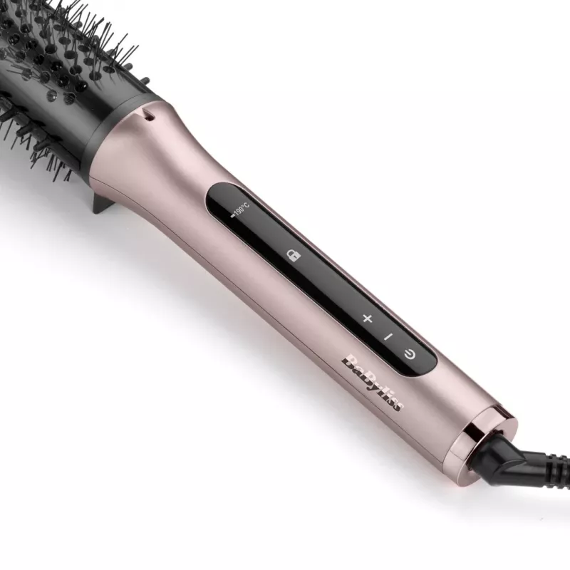 BaByliss HSB200E Volume Boost Heated Straightening Brush – Warm Pink