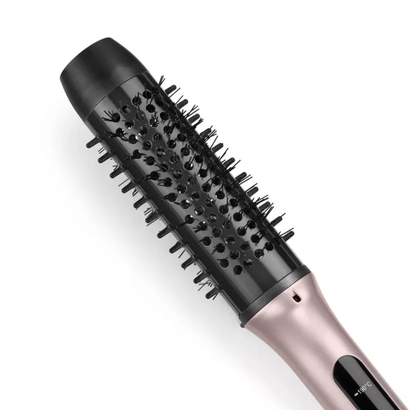 BaByliss HSB200E Volume Boost Heated Straightening Brush – Warm Pink